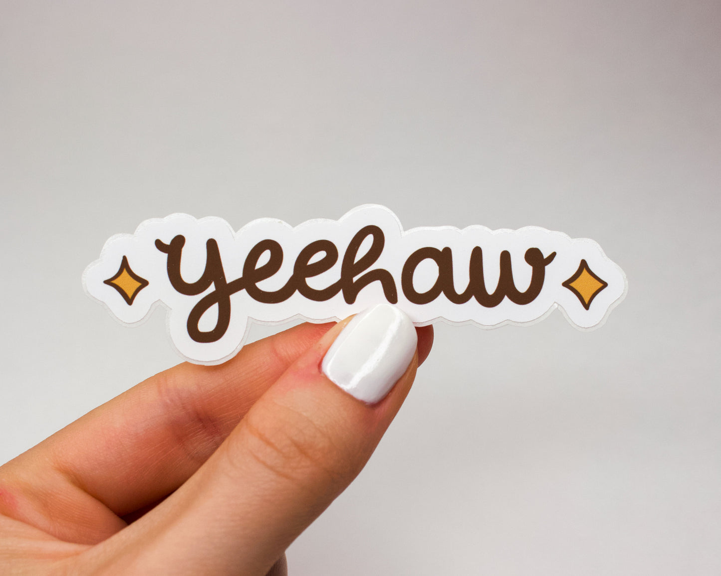 Handmade "YEEHAW" Sticker