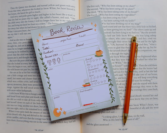 Book Review Notepad