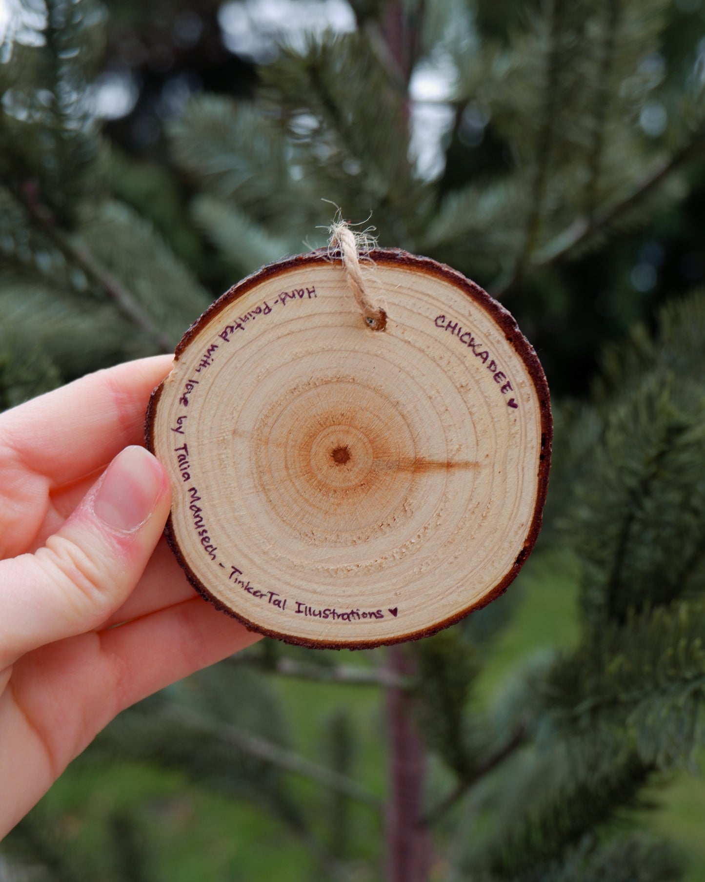 Chickadee Ornaments (3)- Hand-Painted Ornaments