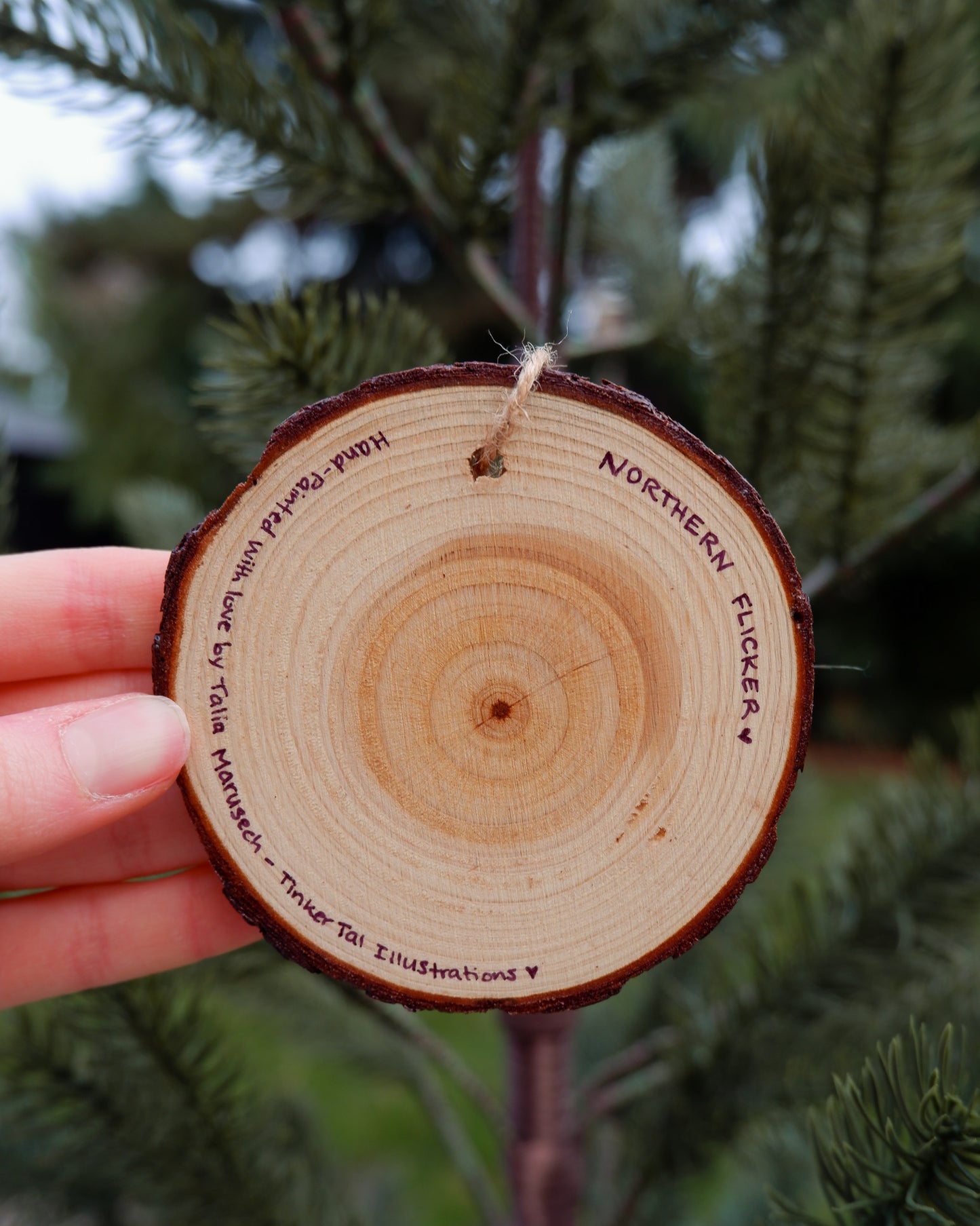 Woodpecker Ornaments- Hand-Painted Ornament